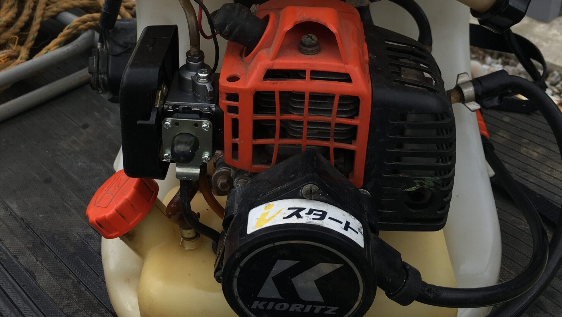 動力噴霧器の修理 – 中津川農園